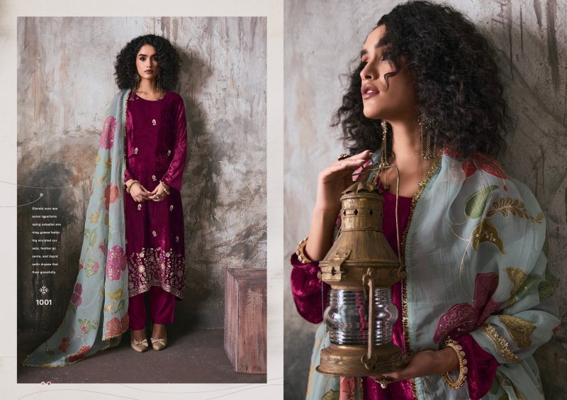 Makhmal By Rangati Plush Velvet Dress Materials